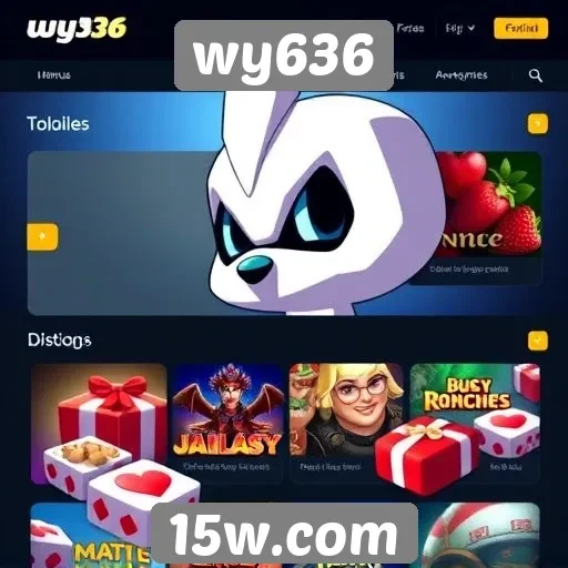 analise das principais características do site wy636