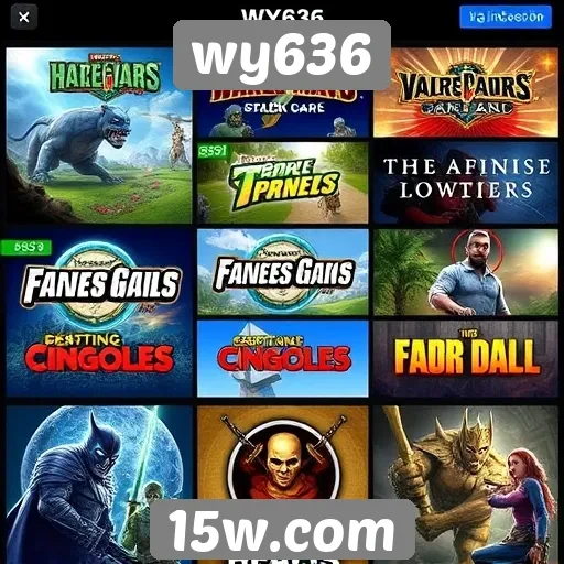 Jogos mais populares em wy636